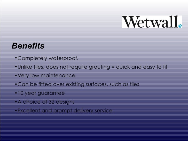 Shore Laminates Wetwall