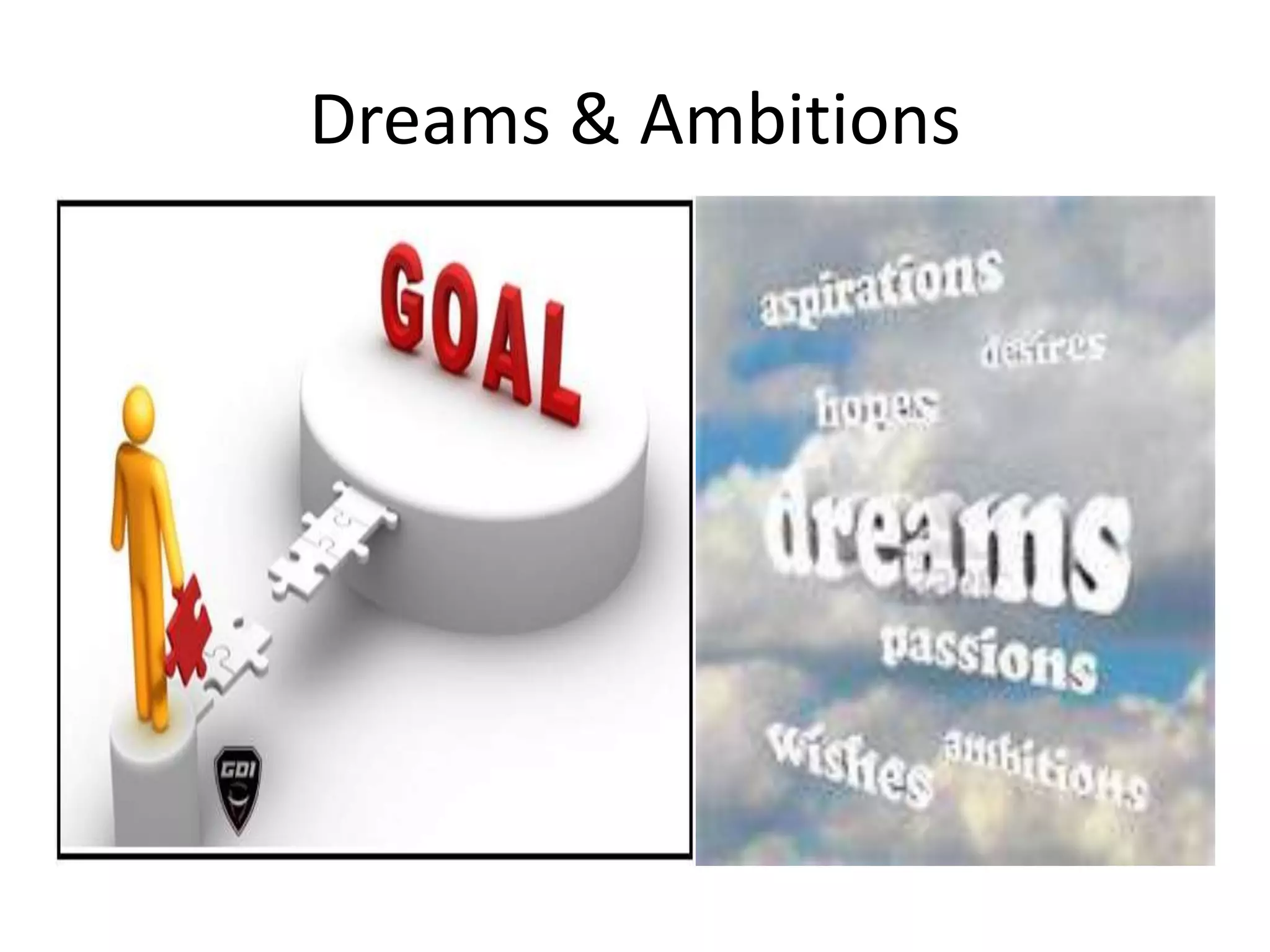 Dreams & Ambitions