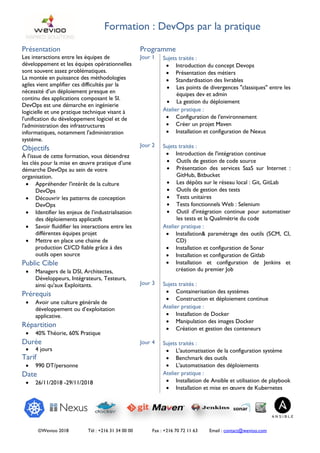 Formation Dev Formation devops par la pratique | PDF