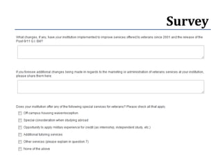 Survey
• Add stuff here

• REMEMBER TO CITE
 