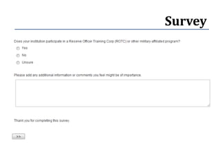Survey
• Add stuff here

• REMEMBER TO CITE
 