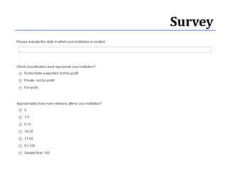 Survey
• Add stuff here

• REMEMBER TO CITE
 