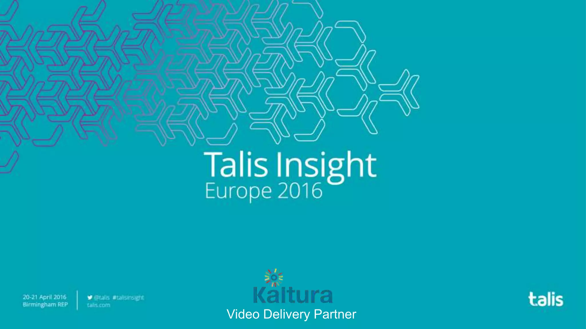 Video Delivery Partner
 