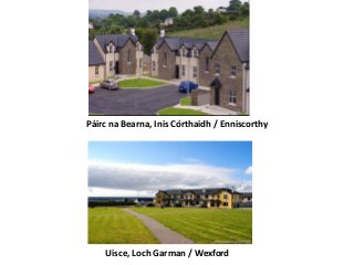 Páirc na Bearna, Inis Córthaidh / Enniscorthy
Uisce, Loch Garman / Wexford
 