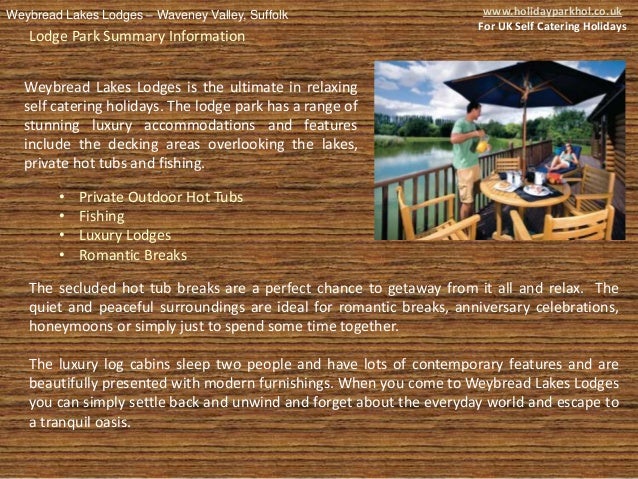 Log Cabin Holidays In Suffolk At Weybread Lakes Lodges