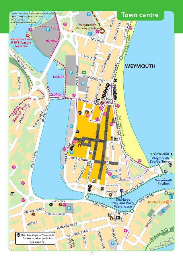 tourist map weymouth