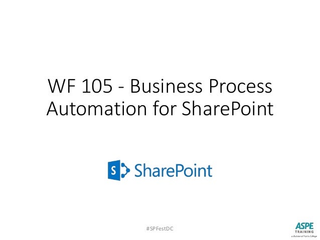 sharepoint process automation