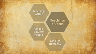 What can we learn from
Jesus?
 