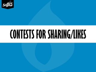BIGGER CONTESTS
Four posts:
1. Announce that you’re going to have a contest
“4 MORE DAYS! We'll be giving away 1 sheet of ...