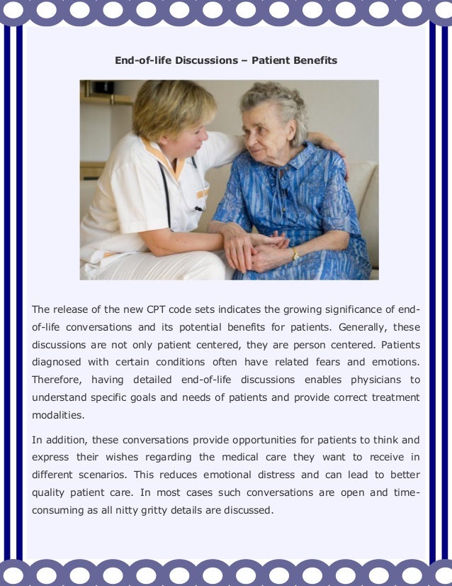 AMA Releases CPT Codes for Advanced Care Planning Services