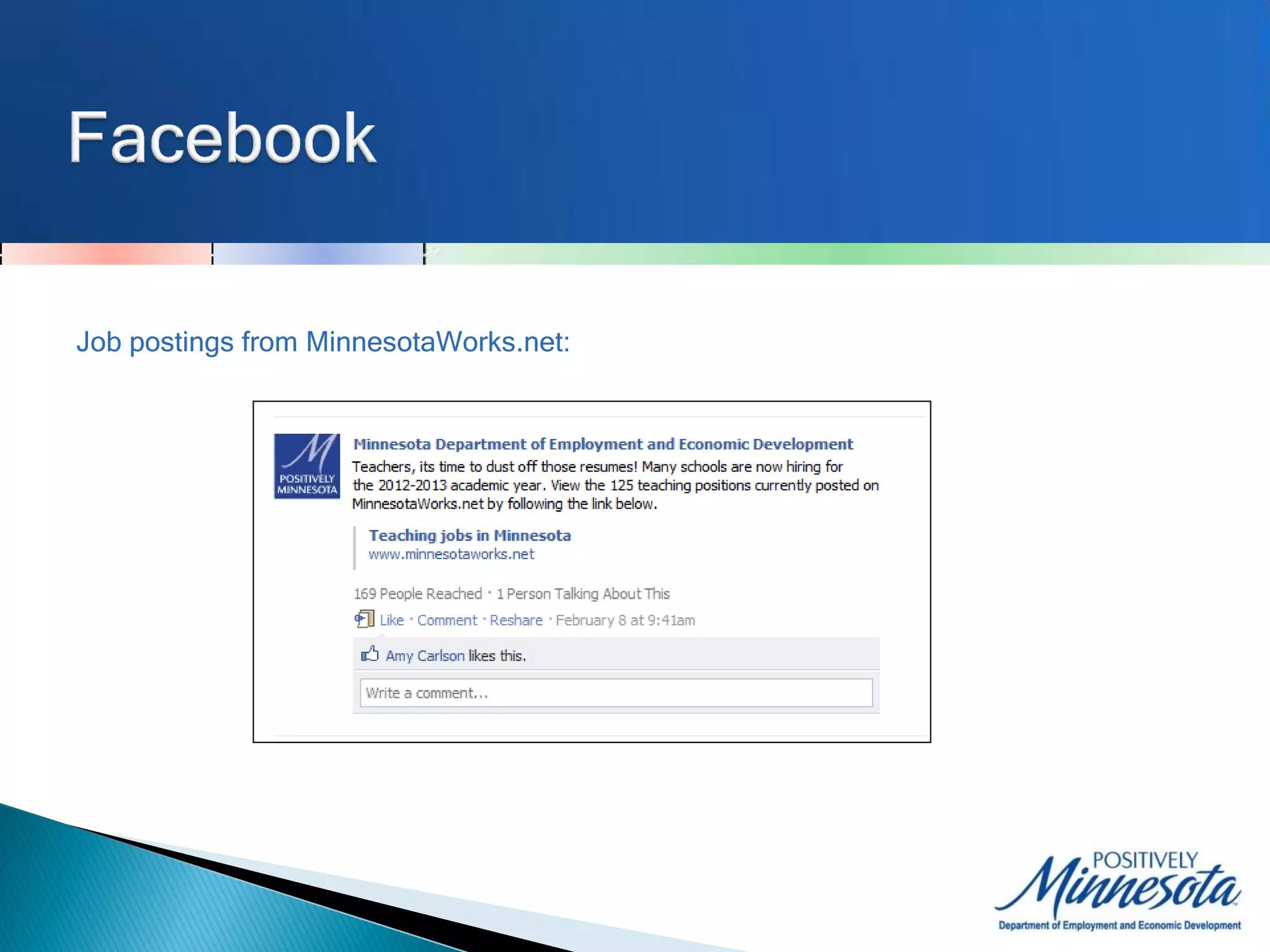 Job postings from MinnesotaWorks.net:
 