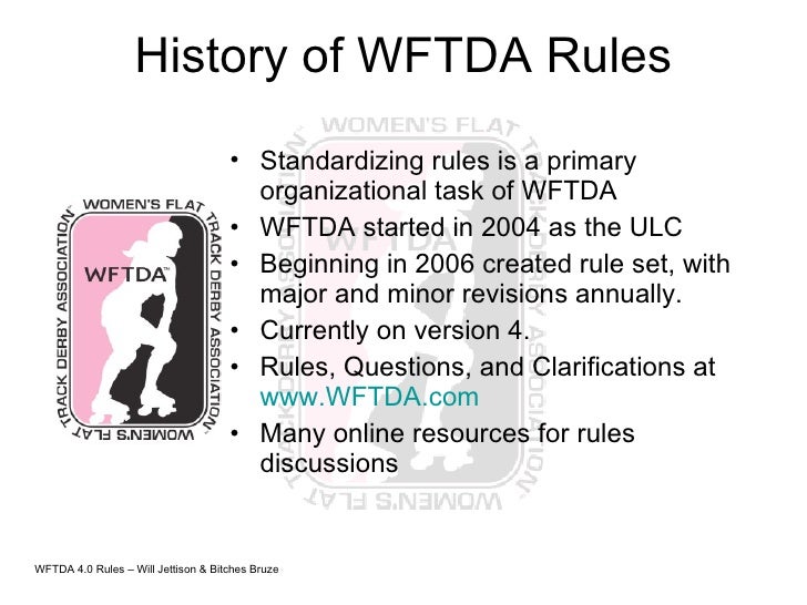 WFTDA 4.0 Rules