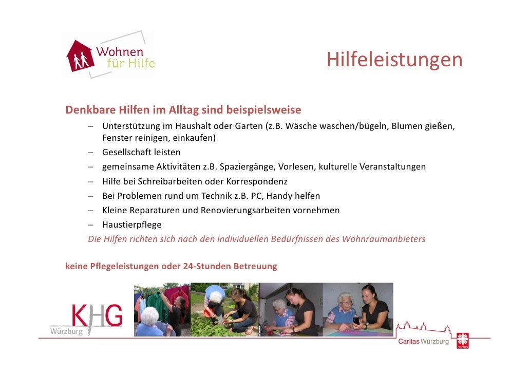 Hilfee Wohnen Für Hilfe Nachteile : Wohnen für Hilfe – KKSPD