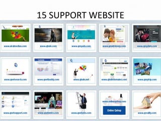 15 SUPPORT WEBSITE

 
