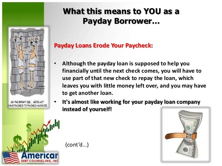 payday advance borrowing products poor credit