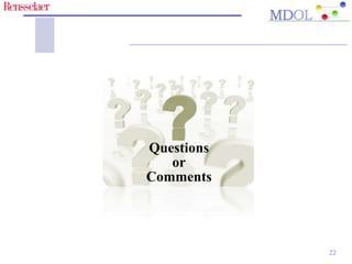 Questions 
or 
Comments 
22 
