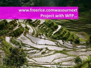 www.freerice.comwasournextProject with WFP…