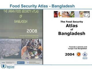 Monitoring and mapping incidences of food insecurity and vulnerability