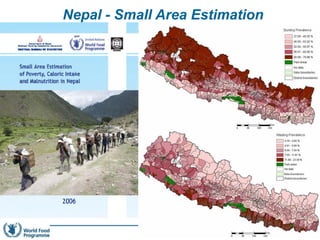 Monitoring and mapping incidences of food insecurity and vulnerability