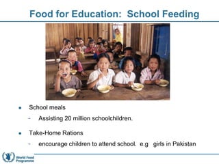Monitoring and mapping incidences of food insecurity and vulnerability