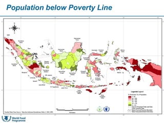 Monitoring and mapping incidences of food insecurity and vulnerability