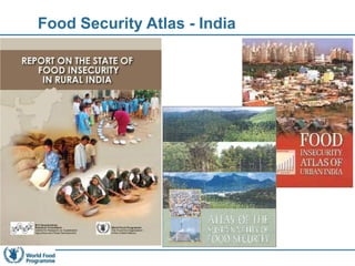Monitoring and mapping incidences of food insecurity and vulnerability