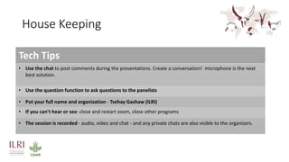 Less sticks, more carrots: New directions for improving food safety in informal markets in low- and middle-income countries