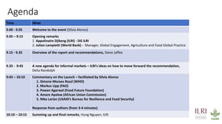 Less sticks, more carrots: New directions for improving food safety in informal markets in low- and middle-income countries
