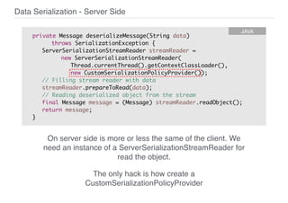 GWT Web Socket and data serialization | PDF
