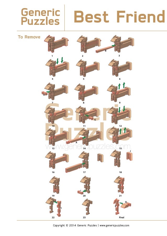 Generic Puzzles Solution Best Friend 6"