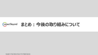 Copyright © Tokyo Electron Device LTD. All Rights Reserved.
まとめ：今後の取り組みについて
 