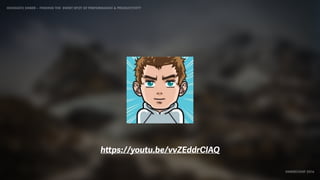 IDIOMATIC EMBER – FINDING THE SWEET SPOT OF PERFORMANCE & PRODUCTIVITY
EMBERCONF 2016
https://youtu.be/vvZEddrClAQ
 