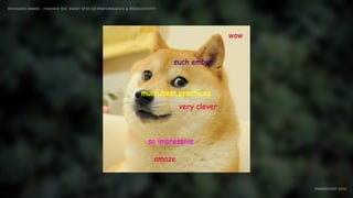 IDIOMATIC EMBER – FINDING THE SWEET SPOT OF PERFORMANCE & PRODUCTIVITY
EMBERCONF 2016
 