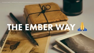 IDIOMATIC EMBER – FINDING THE SWEET SPOT OF PERFORMANCE & PRODUCTIVITY
EMBERCONF 2016
THE EMBER WAY 🙏
 
