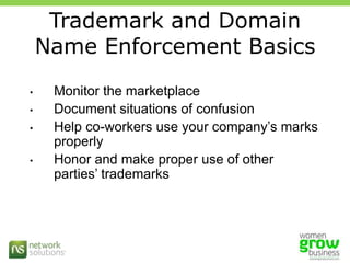 Obtaining and Protecting Trademarks