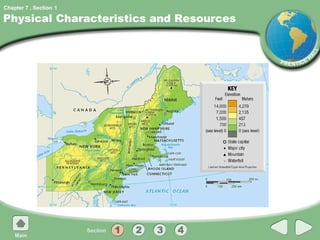 Physical Characteristics and Resources 1 