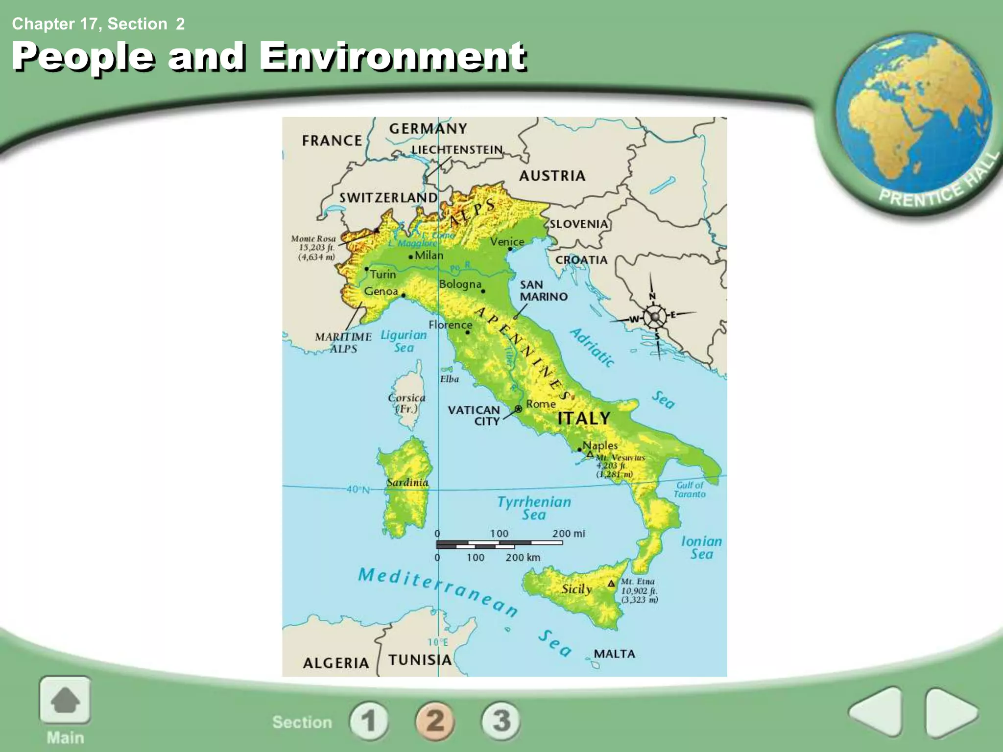 Chapter 17, Section
People and Environment
2
 