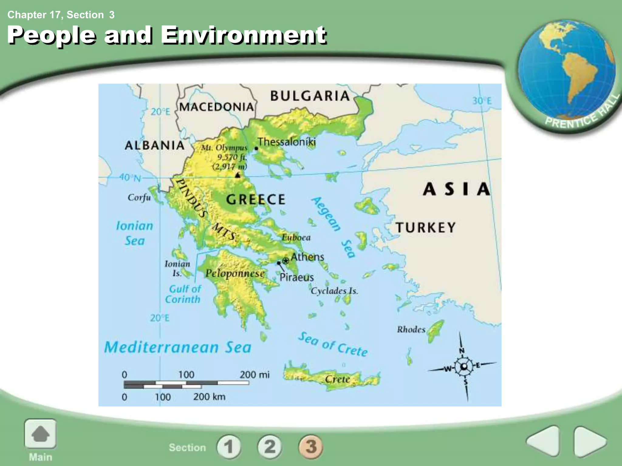 Chapter 17, Section
People and Environment
3
 