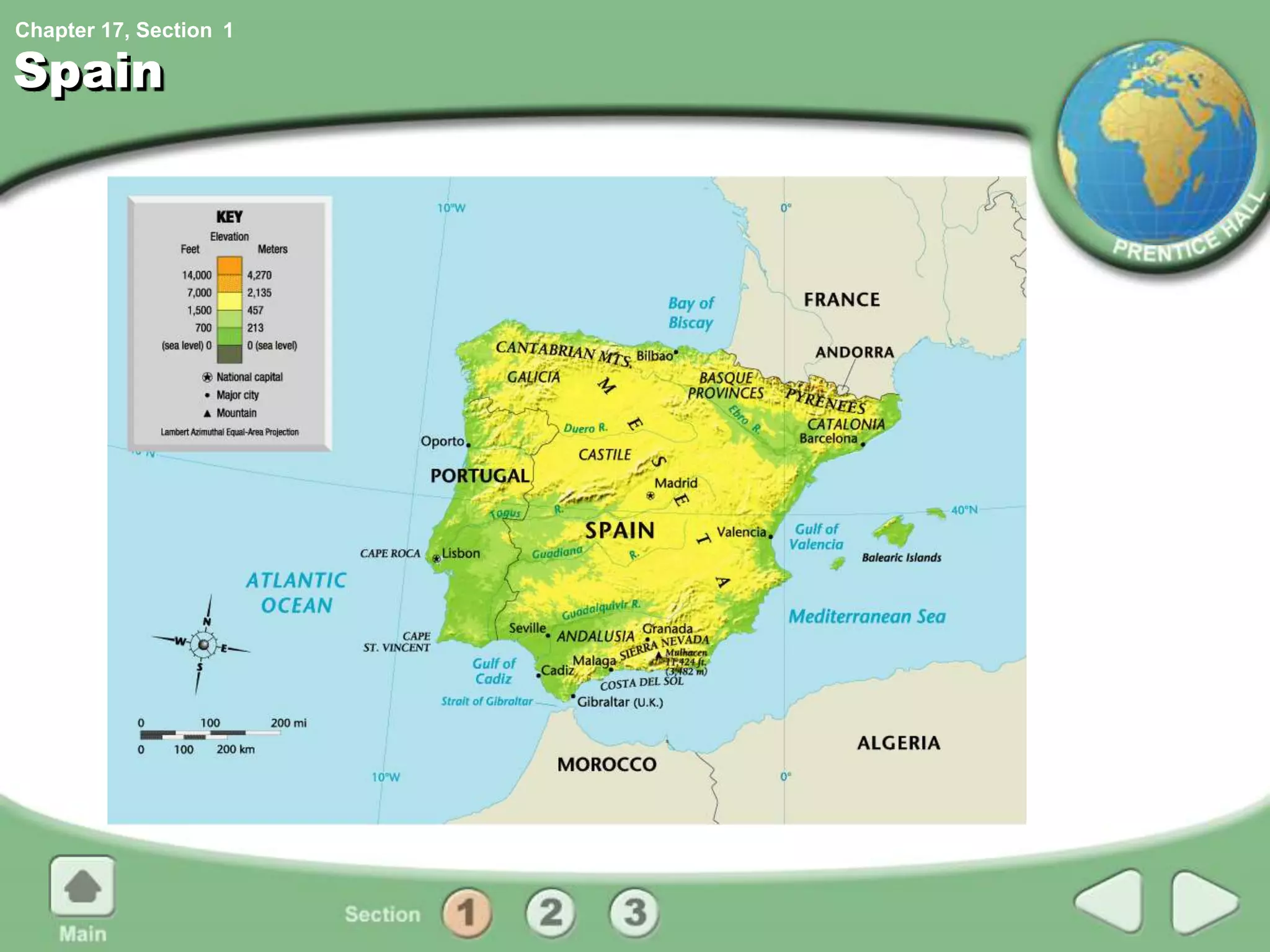 Chapter 17, Section
Spain
1
 