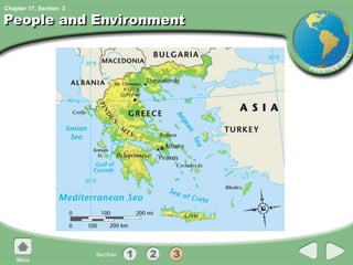 Chapter 17, Section
People and Environment
3
 