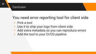React Native Error Reporting with Sentry | PPTX