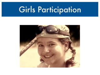 Girls Participation
 