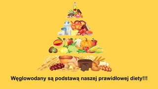 Węglowodany są podstawą naszej prawidłowej diety!!!
 