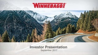 Investor Presentation | June 2017 1
Investor Presentation
September 2017
 
