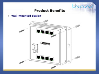 15 / 29
Product Benefits
 Wall-mounted design
 