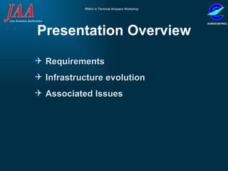 Presentation Overview Requirements  Infrastructure evolution  Associated Issues 