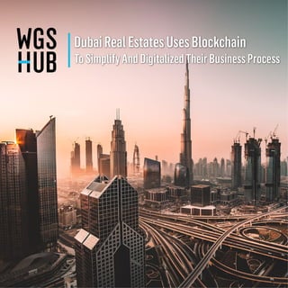 Dubai real estates blockchain