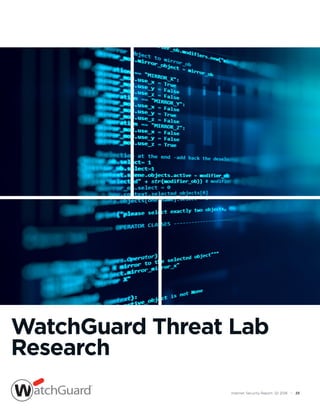 WatchGuard Internet Security Report | PDF