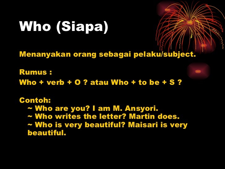 Wh. question