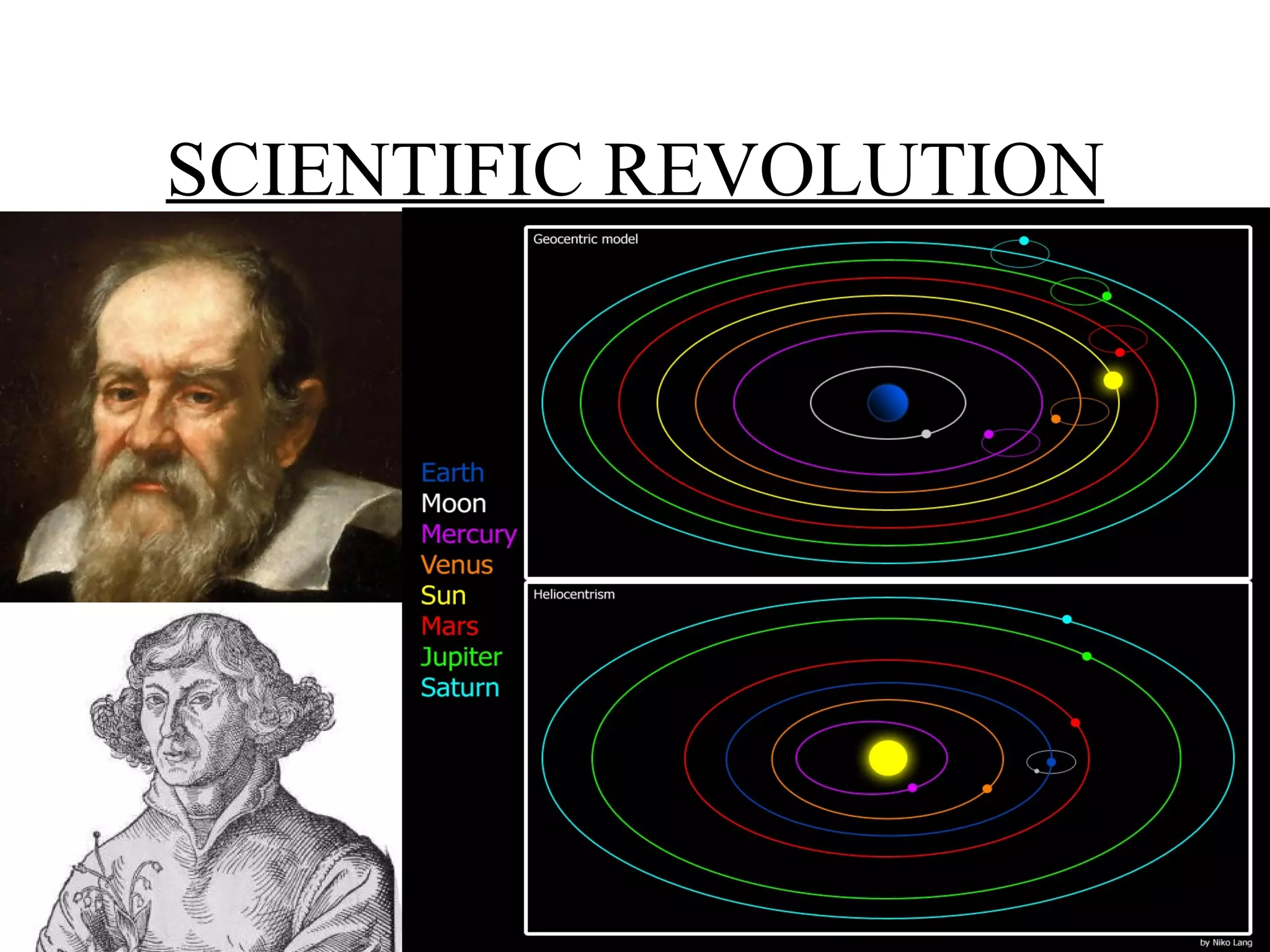 SCIENTIFIC REVOLUTION
 